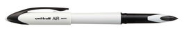 Roller T.Liq. Uni-Ball Air Micro 0,5 Black&White Cuerpo Blanco Tinta Negra (Set de 12)
