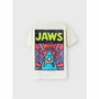 Camiseta de Manga Corta Infantil Name It Nkmmakai Jaws Nreg Box Sky