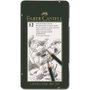Faber Castell CASTELL 9000 Lápices Mixtos de Grafito, Pack de 12