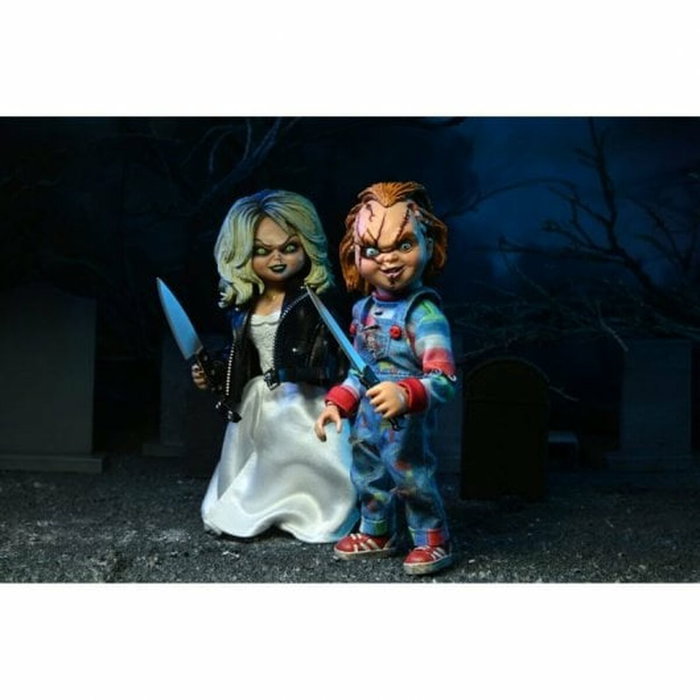 Neca Pack de 2 figuras Bride of Chucky Chucky y Tiffany de 20 cm