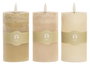DKD Home Decor Vela Led Basicos Verde Beige 7 x 16 x 7 cm (6 Unidades)