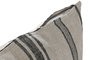 DKD Home Decor Cojín de Lino Rallado Beige 50x50 cm