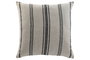 DKD Home Decor Cojín de Lino Rallado Beige 50x50 cm