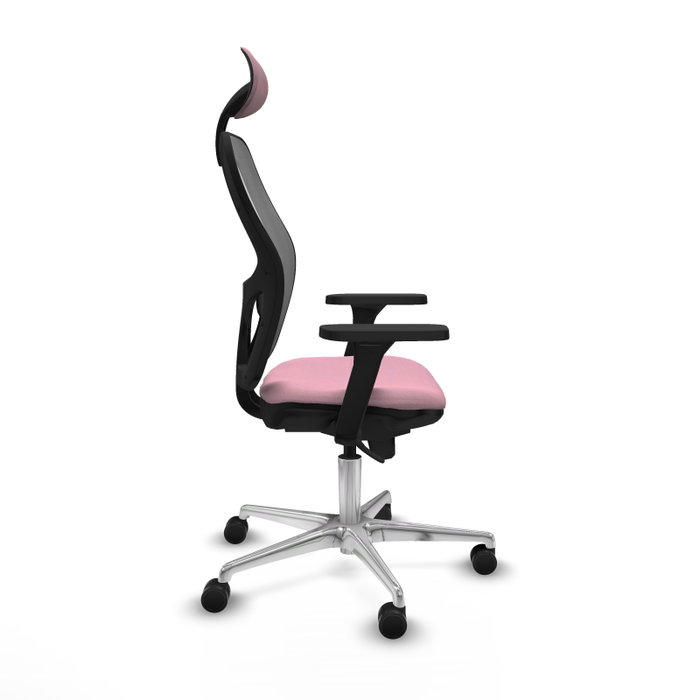 PIQUERAS Y CRESPO Silla de oficina Jorquera Rosa y Gris PIQUERAS Y CRESPO Silla de oficina Jorquera Rosa y Gris