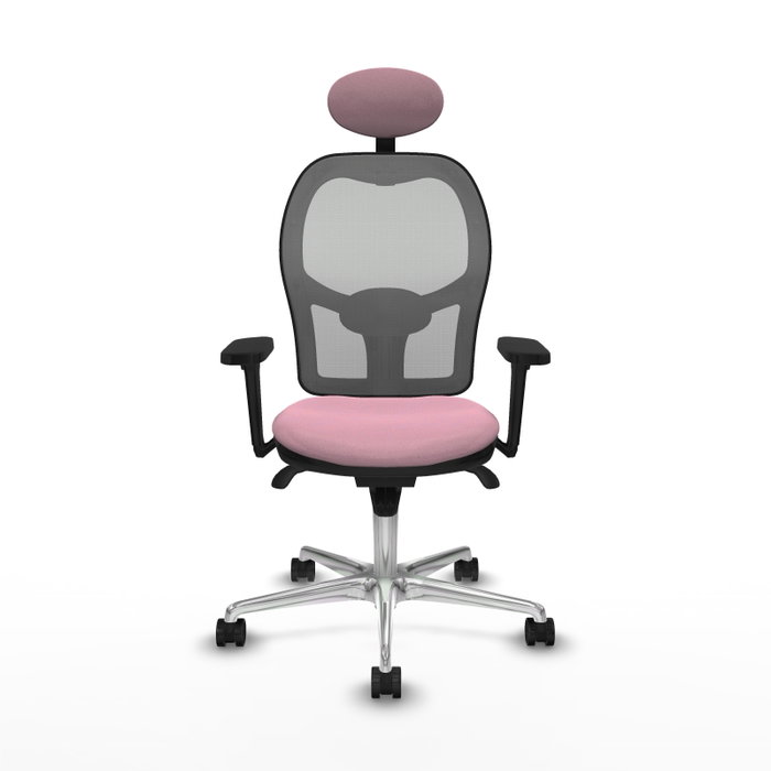 PIQUERAS Y CRESPO Silla de oficina Jorquera Rosa y Gris PIQUERAS Y CRESPO Silla de oficina Jorquera Rosa y Gris