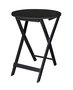 Moblekit Mesita Auxiliar Plegable Madera Negra 40 cm (4 Unidades)