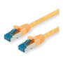 VALUE Patchkabel Cat.6a S/FTP Amarillo 0,3 m