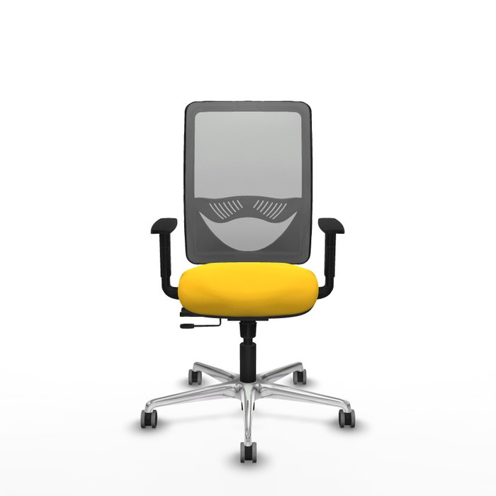 PIQUERAS Y CRESPO Silla de oficina Zulema Amarillo y Gris PIQUERAS Y CRESPO Silla de oficina Zulema Amarillo y Gris
