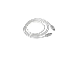 Groovy Cable USB-C a USB-C de 1,5 m, 2.0A, Carga Rápida, Color Blanco