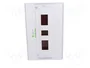 ELEKTRO-PLAST NASIELSK Carcasa ELEGANT de 18 módulos, blanca