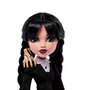 Monster High Muñeca Wednesday Addams con Cosa y bolso