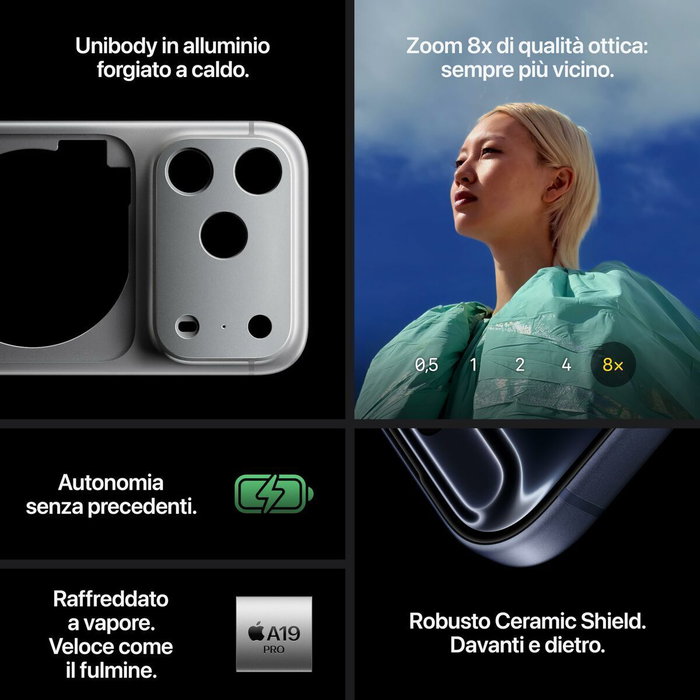 Apple iPhone 17 Pro Max 1TB 6.9 pulgadas 5G Azul oscuro