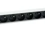 Equip 333313 PDU de 8 Salidas AC, 1U, Aluminio, Negro/Plata