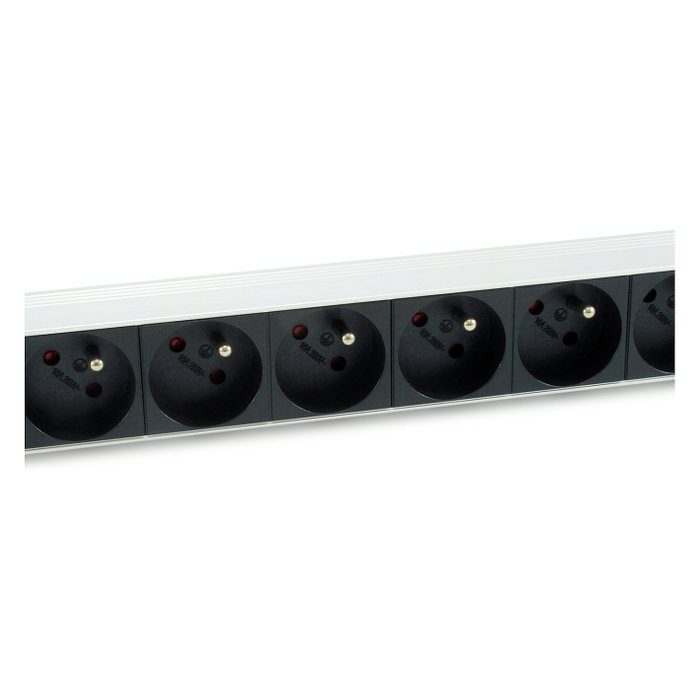 Equip Regleta de alimentación rack 19 1U, 8 tomas Schuko (estándar europeo), cable 1.8m