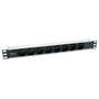 Equip Regleta de alimentación rack 19 1U, 8 tomas Schuko (estándar europeo), cable 1.8m