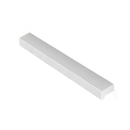 Rei Tirador de Mueble 2274 Asa de Aluminio Anodizado Mate, 128 mm entre puntos, Incluye Tornillos M4