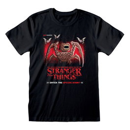 Stranger Things Camiseta 8 Bit Upside Down talla M