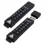 Apricorn Aegis Secure Key 3z 32GB USB 3.1 Flash Drive con cifrado hardware AES 256-bit, teclado alfanumérico, IP57, FIPS 140-2 Nivel 3 para protección de datos segura