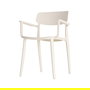 Silla Apilable Crema Pp Contract 51,50 X 51 X 80 cm (Set de 2)