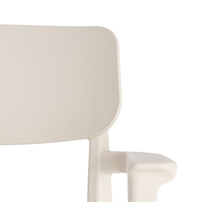 Silla Apilable Crema Pp Contract 51,50 X 51 X 80 cm (Set de 2)