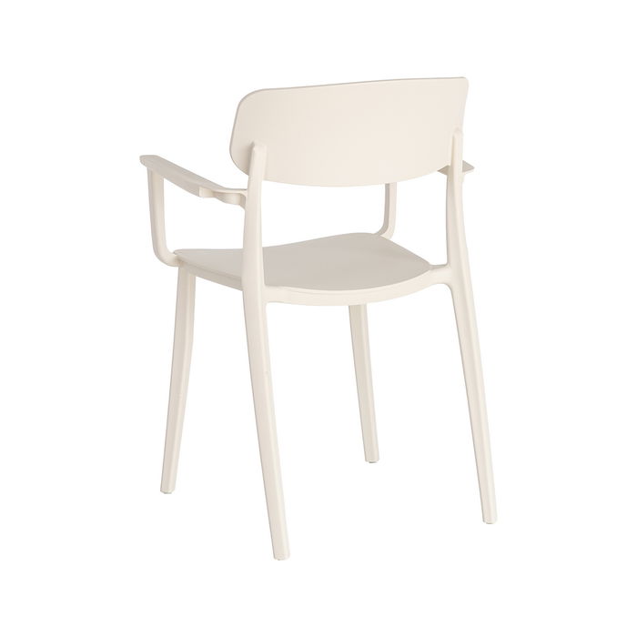 Silla Apilable Crema Pp Contract 51,50 X 51 X 80 cm (Set de 2)