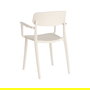 Silla Apilable Crema Pp Contract 51,50 X 51 X 80 cm (Set de 2)