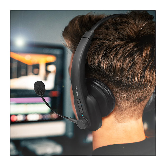 LogiLink BT0060 Auriculares Bluetooth Negros