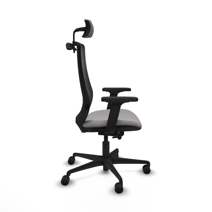 PIQUERAS Y CRESPO Silla de oficina Mardos con mecanismo Sincro/Traslack, Gris y Negro PIQUERAS Y CRESPO Silla de oficina Mardos con mecanismo Sincro/Traslack, Gris y Negro