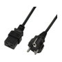 LOGILINK Cable de alimentación CEE 7/7 a IEC C19, 1m, negro