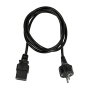 LOGILINK Cable de alimentación CEE 7/7 a IEC C19, 1m, negro
