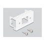 DeLOCK Cable de extensión de red Easy 45 Cat.6A S/FTP RJ45 macho a hembra 50 cm