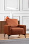 Atelier Del Sofa Horizon Sofá 1 Plaza Rojo Teja 90x85x77 cm