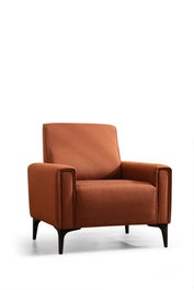 Atelier Del Sofa Horizon Sofá 1 Plaza Rojo Teja 90x85x77 cm
