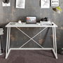 Hanah Home Mesa de estudio escandinava Blanca 120x75x75 cm