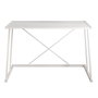 Hanah Home Mesa de estudio escandinava Blanca 120x75x75 cm