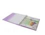 Antartik Carpeta con recambio A4 color lavanda con 4 anillas de 35 mm