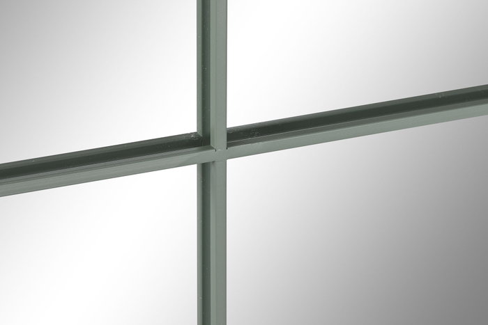 DKD Home Decor Espejo Ventana Verde Menta 90x90 cm