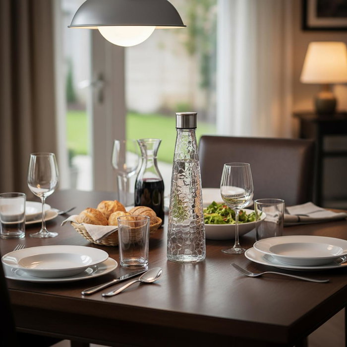 Botella con Tapón Vidrio Viba Quid 0,75 L (12 Unidades)