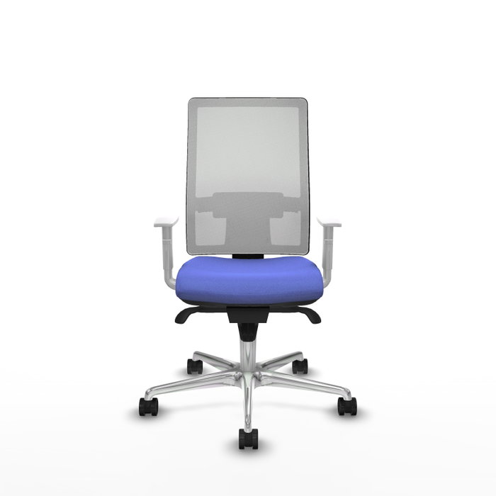 PIQUERAS Y CRESPO Silla de oficina Horna con mecanismo Sincro, Azul claro y Blanco PIQUERAS Y CRESPO Silla de oficina Horna con mecanismo Sincro, Azul claro y Blanco