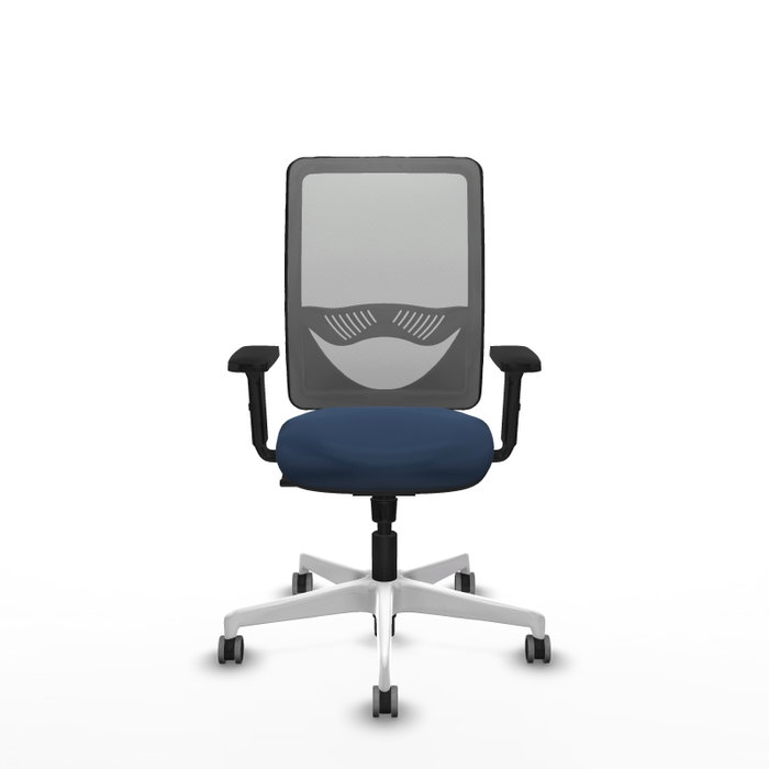 PIQUERAS Y CRESPO Silla de oficina Zulema con mecanismo Sincro, Azul marino y Gris PIQUERAS Y CRESPO Silla de oficina Zulema con mecanismo Sincro, Azul marino y Gris
