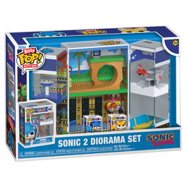 Funko Sonic 2 Bitty POP! Boxes Vinyl Figura Diorama Set
