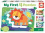 Educa Puzzles Progresivos Animales de la Selva 5-6-7-8 Piezas My First Puzzles