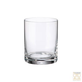 Crystalite Bohemia Vaso Colección Larus 320 Ml Diámetro 80mm Altura 99mm (6 Unidades) Cristal de Titanio Resistente