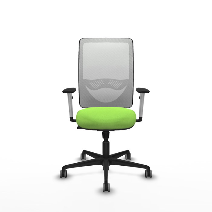 PIQUERAS Y CRESPO Silla de oficina Zulema Pistacho y Blanco con mecanismo Sincro PIQUERAS Y CRESPO Silla de oficina Zulema Pistacho y Blanco con mecanismo Sincro