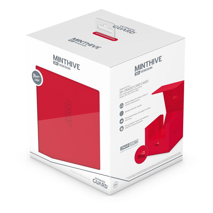Ultimate Guard Minthive 30+ XenoSkin Rojo
