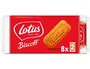 Lotus Biscoff Galletas Caramelizadas Crujientes Pack de 8 bolsas (2 unidades c/u) - 124 g