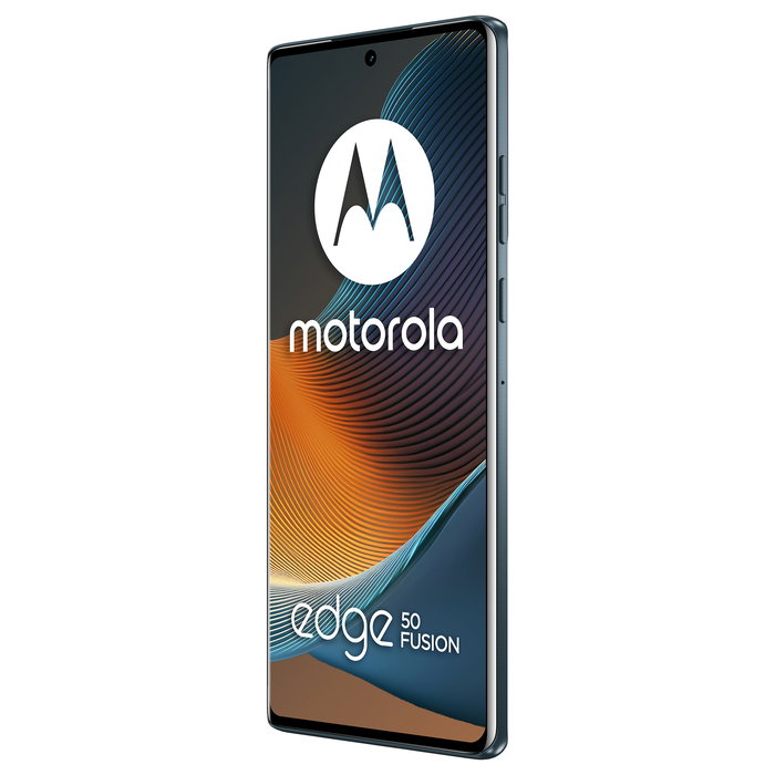 Motorola edge 50 Fusion Smartphone 5G Dual SIM 8GB RAM 256GB Pantalla pOLED 6.7" 144Hz Snapdragon 7s Gen 2 Cámara 50MP Azul Forest Android 14 IP68 DE