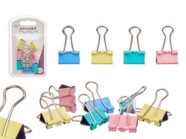 Pincello Set 7 Pinzas Clip Color Pastel Pequeñas 7.5x12.5x2 cm (Set de 24)