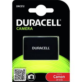 Duracell Batería de iones de litio 750 mAh para Canon LP-E12