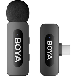 Boya BY-V10 V2.0 Micrófono Inalámbrico 1TX + 1RX USB-C